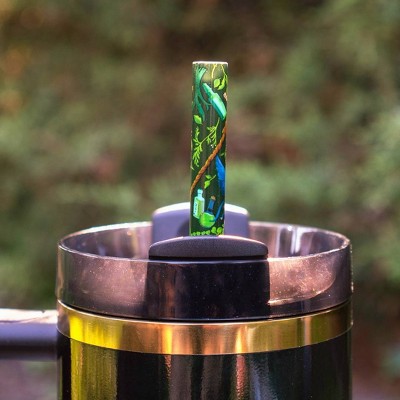 CharCharms 4pk 40oz Water Bottle Straws Wicked Elphaba