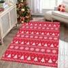 Red Christmas Decorations Floor Mat - 3 of 4