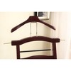 Proman Products Manchester, Office Chair with Hanger & Valet, Accessory & Clothes Organizer, Mahogany - 4 of 4
