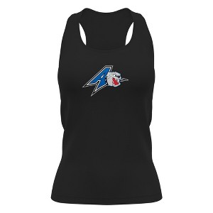 University of North Carolina Asheville Adult Women's Sport Tank Top Primary Logo, Black - 1 of 4