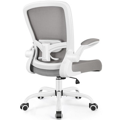 KERDOM Ergonomic Office Chair, Adjustable Height, Breathable Mesh Fabric, Lumbar Support, Gray