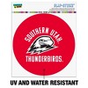 Southern Utah University Thunderbirds Automotive Car Window Locker Circle Bumper Sticker - 2 of 4