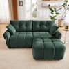 78.7" Chenille Modular L-Shaped Sectional Sofa with High-Resilience Cushions and Ottoman for Small Living Room - 3 of 4