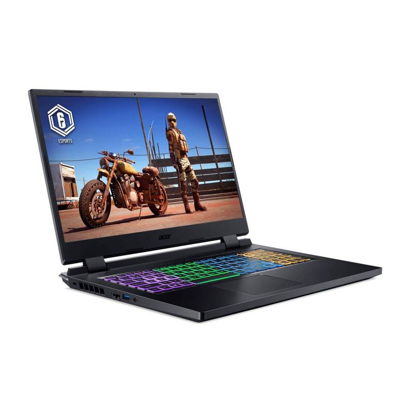Acer Nitro 17.3&#34; 144Hz Gaming Laptop - Intel Ci5 - 8GB RAM - 512 SSD - NVidia RTX3050 GPU - Black (AN517-55-51DQ), 4 of 6