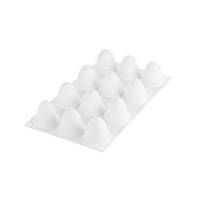 Professional 3D Flexible Silicone Mould - 5 Eggs - Silikomart