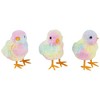 Northlight Plush Tie Dye Easter Chick Figurines - 4.25" - Set of 3 - 4 of 4