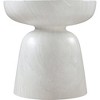 Meridian Furniture,Avellino Marble Finish Concrete End Table - 3 of 4