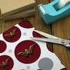 Justice League Movie Wonder Woman Logo Gift Wrap 30" x 72" - 3 of 4