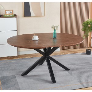 Extendable table,DINING TABLE,OFFICE TABLE,COFFEE TABLE,metal leg,MDF top,120/160/200x120x75cm - 1 of 1