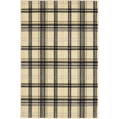 Nourison Grafix Contemporary Plaid Area Rug