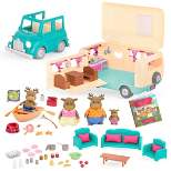 Li'l Woodzeez Animal Figurines and Toy Cars Happy Camper Playset