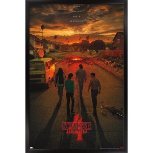 Trends International Netflix Stranger Things: Season 4 - California Teaser One Sheet Framed Wall Poster Prints - 1 of 4