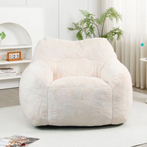 Bean Bag Chair with Armrests, Comfy High-Density Foam Lounge Sofa for Adults, Ideal for Bedroom, Apartment or Reading Corner – Cuddlewood - 1 of 4
