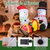 Resenkos 5-Ft Blow-Up Snowman Christmas Inflatable with Gift Boxes - Multi-Color White - 4 of 4