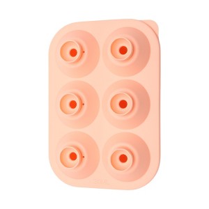 Unique Bargains Ice Tray New 6-Cavity Diamond Ice Mould Irregular Hand Wash Only Silicone 6.57"x4.57"x1.97" 1 Pc - 1 of 3