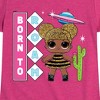Girls' - LOL Surprise! - Queen Bee is Born to Roam Fitted Short Sleeve Graphic T-Shirt - 2 of 4