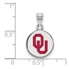 Black Bow Jewelry Sterling Silver Oklahoma Sooners NCAA Small Pendant - 2 of 3
