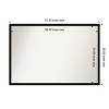 Amanti Art Incline Non-Beveled Wood Framed Bathroom Vanity Wall Mirror - 3 of 4
