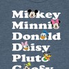 Boys' - Disney - Mickey Friends Character List Short Sleeve Graphic T-Shirt - 2 of 4