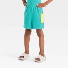 Toddler Boys' 2pc Bluey Hooded Tank and Shorts Set - Teal - 4 of 4