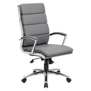 Contemporary Striped Executive Office Chair - Boss Office Products - 1 of 4