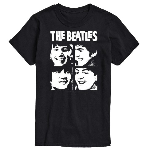 Men's - The Beatles - Group Member Faces Short Sleeve Graphic T-Shirt - image 1 of 4