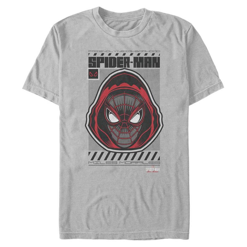 Men's Marvel Spider-Man: Miles Morales Hooded Hero T-Shirt, 1 of 4