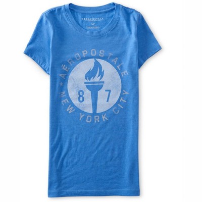 Aeropostale Womens NYC Liberty Torch Graphic T-Shirt