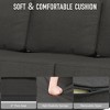 YARDSIGHT 3-Seat Outdoor Patio Sofa with Cushions, Modern Aluminum Frame Couch for Garden, Deck, Balcony, or Poolside - 4 of 4