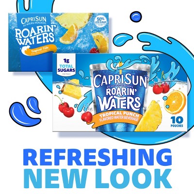 Capri Sun Roarin' Waters Tropical Fruit Juice Drinks - 10pk/6 fl oz Pouches_8