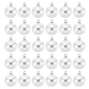 Unique Bargains Plastic Bulk Elegant DIY Crafts Jewelry Making Pearl Pendant 100 Pcs - 1 of 4