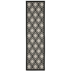 Oriental Weavers Torrey 4151G Light Grey/ Black Indoor/Outdoor Area Rug - 1'10" x 7'3" - 1 of 4