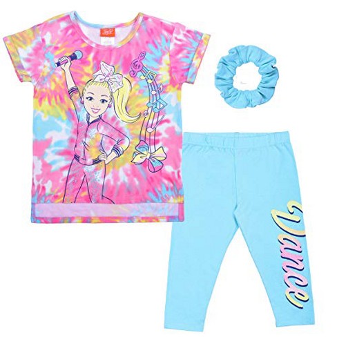 ClimateRight Girls Poly Spandex JoJo Siwa 2pc Top & Pants Thermal Underwear  Set