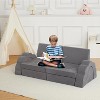 11pcs Modular Kids Play Couch，Convertible Foam Floor Sofa, Children Sectional Toddler Couch for Creative Play - 2 of 4