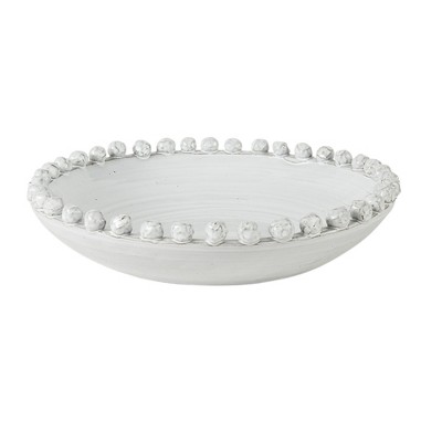 HomeRoots 4" Off White Ceramic Tabletop Sculpture