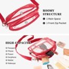 FATMOON Baseball Crossbody Purses for Women Mom Sport Small Baseball Shoulder Bag Vegan Leather Softball Handbags - 4 of 4