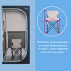 LOVMOR Portable Gothic Roof Plus Type Full Size Steam Sauna tent with Foldable Chair, Remote Control, Spa, Therapy & Relaxation at home - 3 of 4
