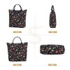 Signare USA Jacobean Dream Black Foldable Reusable Grocery Bag - 2 of 4