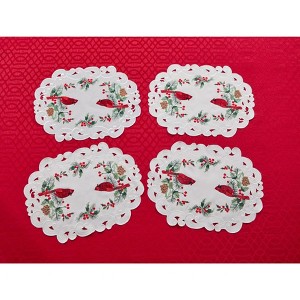 BrylaneHome Set Of 4 Embroidered Cut-Out Placemats - 1 of 1