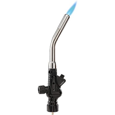 Ivation Heavy-Duty Trigger-Start Propane Torch Head w/ Adjustable Flame & Short-Neck Burner Tube