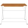 vidaXL Folding Bistro Table 39.4"x21.3"x28" Solid Wood Acacia and Steel - 3 of 4
