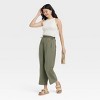 Women's High-Rise Straight Leg Side-Tie Pull-On Pants - A New Day™ - 3 of 3