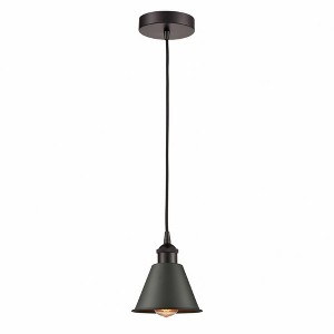 Smithfield - 1 Light Cord Hung Mini Pendant In Industrial Style-8.25 Inches Tall and 6.5 Inches Wide - 1 of 1
