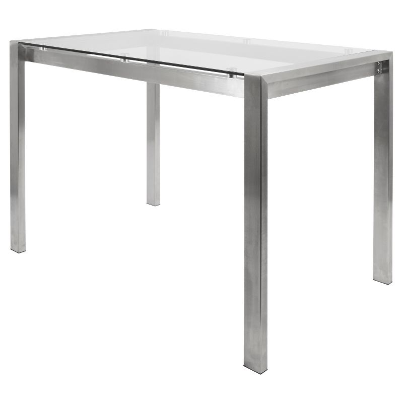 CounterHeight Table Stainless Steel - LumiSource, 4 of 10