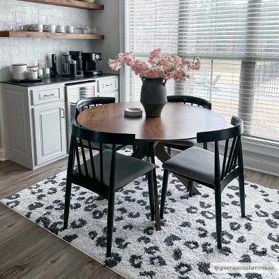 Hauteloom Zhen Black Spots Leopard Rug