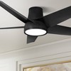 58" Minka Aire Chubby II Coal LED Hugger Smart Ceiling Fan with Remote - 2 of 4