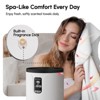 20L Bathroom Towel Heater, Intelligent LCD Display, with 24-Hour Preset Timer, Adjustable Temperature Mode, Suitable for 2 Oversized Towels - 4 of 4