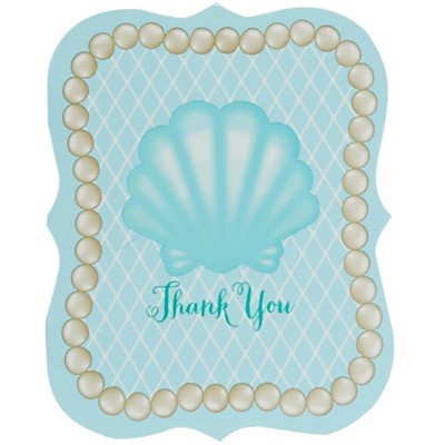8ct Mermaids Under the Sea Thank You Notes
