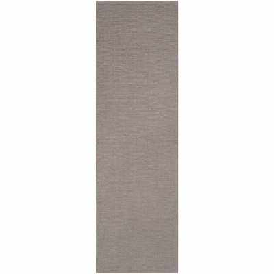 Hauteloom Brockton Solid Wool Gray Area Rug