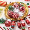 Aoibox 95pcs Christmas Ornaments Set Shatterproof Balls Soldiers Stars Socks Canes Tree Toppers for Holiday Wedding Party Decor - 3 of 4